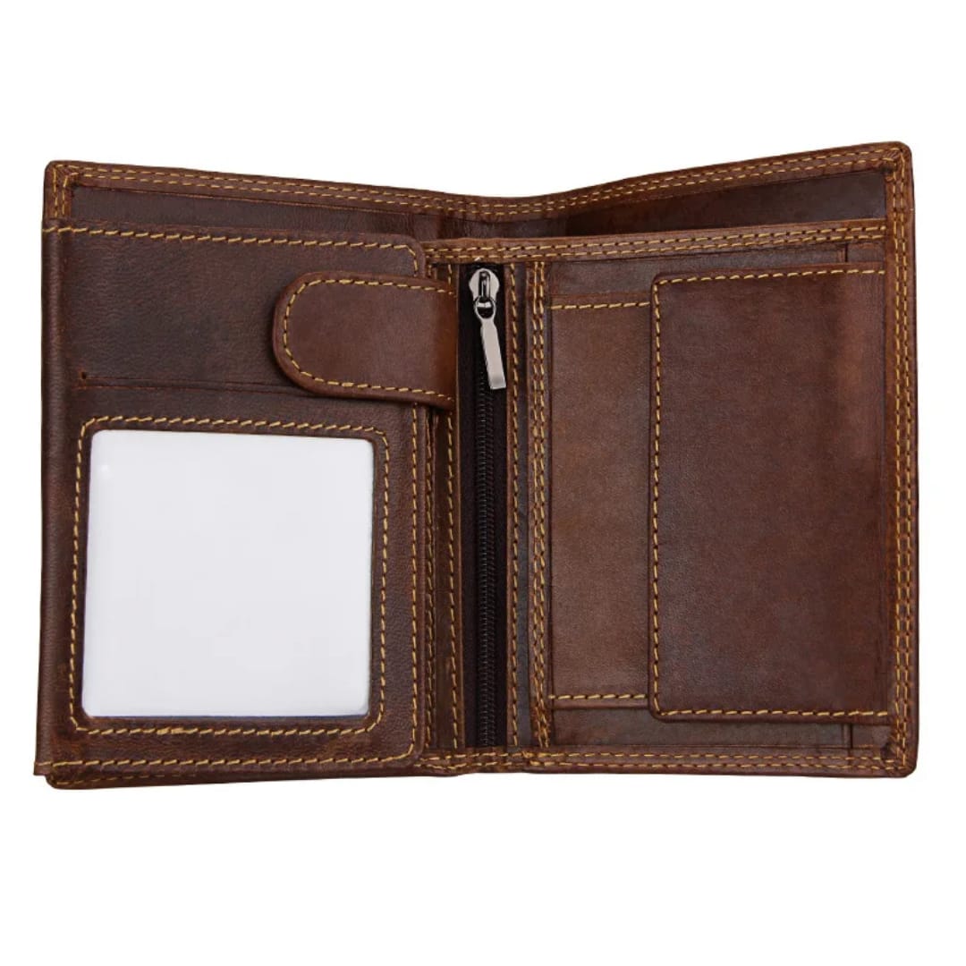 Portefeuille homme en cuir véritable