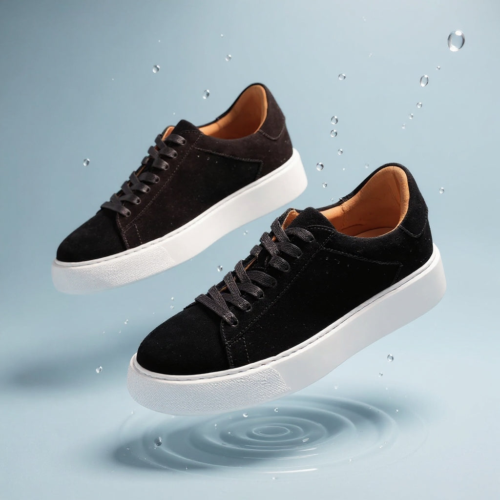 Baskets en cuir suédé pour homme